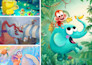 draw whimsical children book illustration for kids story